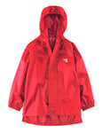 Muddy Puddles Unisex Kid's Recycled Originals Waterproof Jacket, Red, 7-8 Years