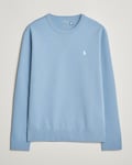 Polo Ralph Lauren Tech Double Knit Crew Neck Sweatshirt Vessel Blue