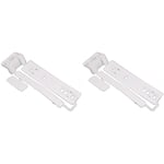 Ufixt 2 x Universal Integrated Sliding Door Hinge Mounting Kit Fits Diplomat, Electrolux, Essentials, Frigidaire, Gorenje, Haier, Hoover, Hotpoint, Howdens and Hygena