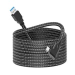 Compatible with Oculus Link Cable 5m, dethinton Nylon Braided Usb to Usb C Cable High Speed Data Transfer & Fast Charging USB C Cable Compatible for Oculus Quest and Quest 2 to a Gaming PC