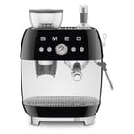 Smeg EGF03BLUK 50s Style Espresso Coffee Machine With Pump Black