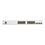 CISCO Cisco Catalyst 1200-24FP-4X - Commutateur C3 intelligent 24 x 10/100/1000 (PoE+) + 4 10 Gigabit SFP+ Montable sur rack PoE+ (375 W)