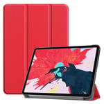 Etui Apple iPad Pro 12.9 Pouces 2022 / iPad Pro 12,9 2021 / iPad Pro 12,9 2020 6e/5e/4eme generation smartcover rouge - Housse protection pochette - Neuf