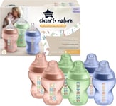 Tommee Tippee Baby New Born Breast-Like Teat Anti-Colic 260ml Pack of 6 0m+