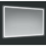 Toscohome - Miroir 120x70 cm avec cadre led rétro-éclairé - Victoria