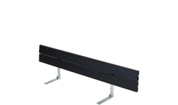 PLUS Ryggstøtte Plus Med 2 Planker 166Cm Svart