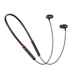 Bluetooth 5.0 Tour de Cou écouteurs Magnétiques HiFi Contr?le de la Musique écouteur Sans Fil Sport Course à Pied Casque Micro Intégré, Noir et Rouge