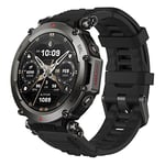 Amazfit T-Rex Ultra Smart Watch for Men, Route Import & Navigation, 6 Satellite Positioning Systems, Freediving Support & 10 ATM Waterproof, Rugged Outdoor Military-grade Smartwatch, Black