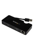 StarTech.com Travel Docking Station for Laptops - HDMI or VGA - USB 3.0 - docking station - HDMI