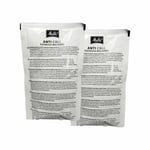 2 PACKS Melitta Anti Calc Powder Espresso Machines 4 Sachets In Total 6545499X2