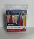 Canon CLI-551 XL C/M/Y 3 Colour Multipack Ink Cartridges | Tesco | 3 x 11ml