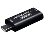 TenYua Mini Video Capture Card USB 2.0 HDMI Video Grabber Record Box for PS4 Game DVD Camcorder HD Camera Recording Live Streaming