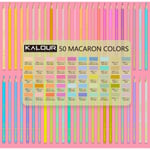 KALOUR 50 färgpennor Macaron Art Graffiti färgpennamålning (HB),