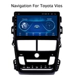 QWEAS GPS Navigation stystem Car Stereo for Toyota Vios Yaris 2018 Mirror Link Radio Head Unit Bluetooth/USB/WIFI/DAB/Steering Wheel Control/Carplay