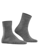 FALKE Men's Airport M SSO Wool Cotton Plain 1 Pair Socks, Grey (Dark Grey 3070), 8.5-9.5