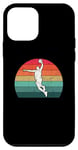 Coque pour iPhone 12 mini Vintage Basketball Dunk Retro Sunset Colorful Dunking Bball