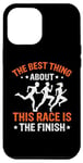 Coque pour iPhone 15 Plus Best Thing About This Race Is The Finish Triathlon Marathon