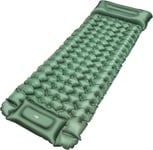 BLUEVER Camping Mat, Lightweight Inflatable Sleeping Pad Bed Single Air Mattress