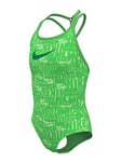 Nike Retro Flow Girl's T-crossback One Piece-green, Green, Size S, Women