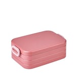 Mepal Lunch Box Midi - Lunch Box To Go - For 2 Sandwiches or 4 Slices of Bread - Snack & Lunch - Lunch Box Adults - Vivid mauve