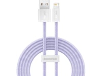 Baseus Dynamic Usb To Lightning Cable, 2.4A, 2M (Purple)