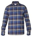 Fjallraven Men's Singi Heavy Flannel M Long Sleeved T shirt, Blue, XXL UK