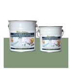 Peinture étanche & élastique pour protection façade Vert Clair ral 130 60 20 - 6 Kg Vert clair Matpro