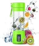 Personal Blender, Portable Blender, Smoothie blender for Smoothies and Shakes Handheld Electric Protein Shake Mixer, 6 Blades 380mL USB Rechargeable Mini Juicer Cup for Home/Office/Gym/Outdoors
