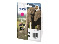 Epson 24 - 4.6 ml - magenta - original - blister - bläckpatron - för Expression Photo XP-55, 750, 760, 850, 860, 950, 960 Expression Premium XP-750, 850
