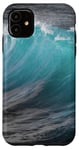 Coque pour iPhone 11 Water Surf Nature Sea Spray mousse vague Ocean