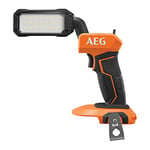 AEG - Lampe d'inspection 18V, 800 lumens, tête pivotante, Crochet rétractable (sans Batt. ni Chargeur) - BSL18-0