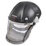 Trend Masque de protection respiratoire Airshield Pro PAPR APF 20, 230V prise européenne, alimenté par batterie pour une utilisation lors de tous types de travail du bois, AIR/PRO/EUR