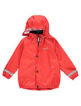 Muddy Puddles Unisex Kid's Recycled Rainy Day Waterproof Jacket, Red, 9-10 Years
