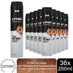 Lynx XXL Anti-perspirant Deodorant Body Spray Dark Temptation 72H 250ml, 36pack
