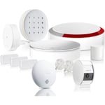 Somfy - 1875297 - Home Alarm Sécurité - Alarme connectée avec sirène extérieure, caméra intérieure, clavier à codes et détecteur de fumée