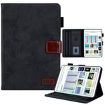 iPad Mini 6 2021 / Mini A17 Pro 2024 Fodral med kortfack - Svart