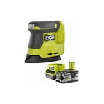 RYOBI - Pack RYOBI Ponceuse triangulaire 18V OnePlus - RPS18-0 - 1 Batterie 5.0Ah - 1 Chargeur rapide RC18120-150