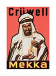 Wee Blue Coo Ad Tobacco Cruwell Mekka Red Wall Art Print