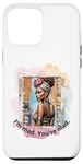 iPhone 12 Pro Max Urban Goddess: Graffiti Wall Beauty, I'm Mad, you're Mad Case