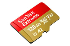SanDisk Extreme - flashhukommelseskort - 128 GB - microSDXC UHS-I