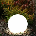 Boule lumineuse solaire boule de jardin lumière solaire led décoration de jardin boule solaire pour extérieur 25 cm, durée d'éclairage environ 6-8