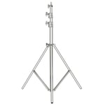 Neewer Stainless Steel Heavy Duty Light Stand 118"/300CM with 1/4-inch to 3/8-inch Universal Adapter for Photo Studio Softbox, Strobe Flash Monolight and Other Photographic Equipment (Silver)