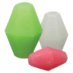 Owner Soft Glow självlysande pärlor 4 mm vit 24-pack