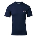 Berghaus Men's Organic Front & Back Classic Logo T-Shirt, Dusk, S