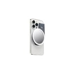 JOBY Beamo Anneau de Lumière Ring Light, Compatible avec iPhone MagSafe, Anneau Lumineux LED, Fixation pour Tout Type de Smartphone, Anneau Lumineux Ring Light Magnétique Magnétique, Couleur Gris