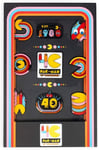 PacMan 40th Anniversary Collectors Edition Pin Badget Set