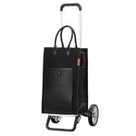 Andersen Shoppingvagn Alu Star Charu 20 cm Hjul Silver - Svart