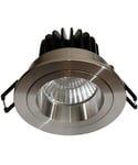 Nebraska HL rund downlight, 45°, 9W LED, inox aisi 316