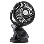 COMLIFE USB Desk Fan,90°Auto Rotation Portable Clip On Stroller Fan,5000mAh Rechargeable Battery Personal Fan with Diffuser Function&Powerful Airflow for Home Office Outdoor(Ultra Quiet,Up to 40hrs)