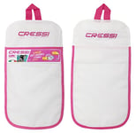Cressi Kid's High Quality Bag for Snorkel Combo Set - White/Pink